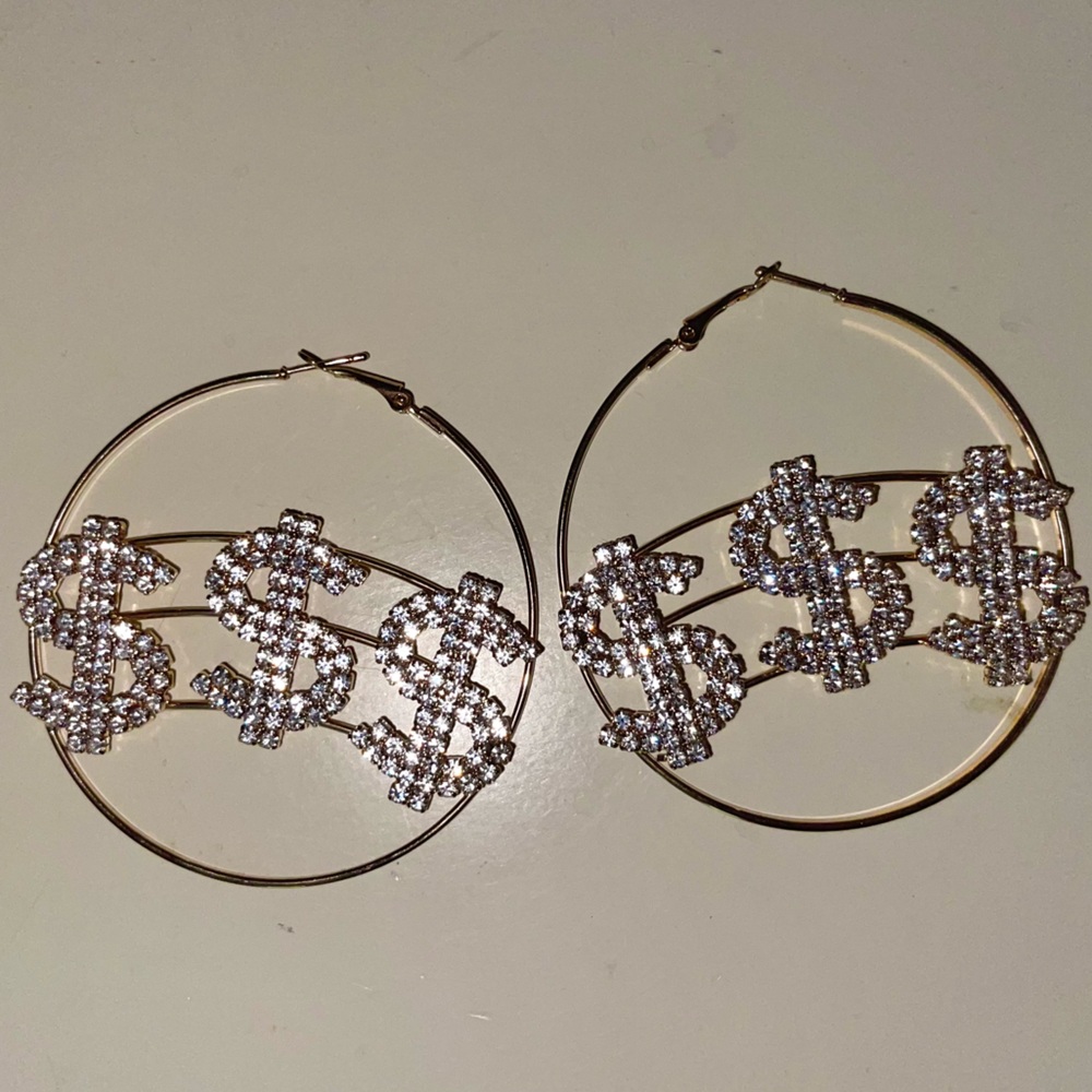 Money Sign Hoops💲💲